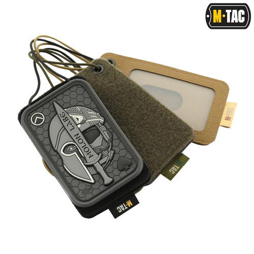 M-Tac - Badge Holder with Transparent Panel - Black - 10131002