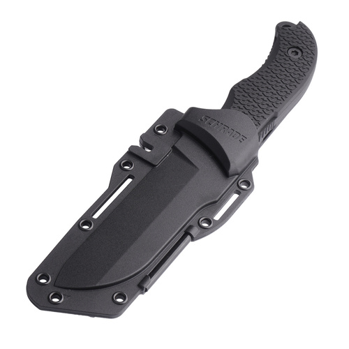 Schrade - Bedrock Sheepsfoot Fixed Blade Knife - Black - 1182514