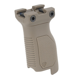 Strike Industries - Picatinny Angled Vertical Grip - Long - FDE - SI-AR-CMAG-RAIL-L-FDE