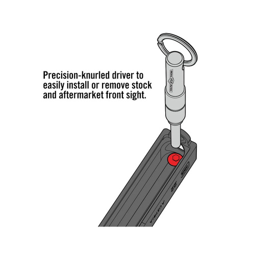 Real Avid - 2-in-1 Tool for Glock Pistols - Black - AVGLOCK21