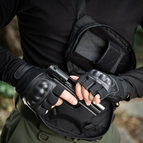 M-Tac - Assault Tactical Mk.4 Fingerless Gloves - Black - 90214002