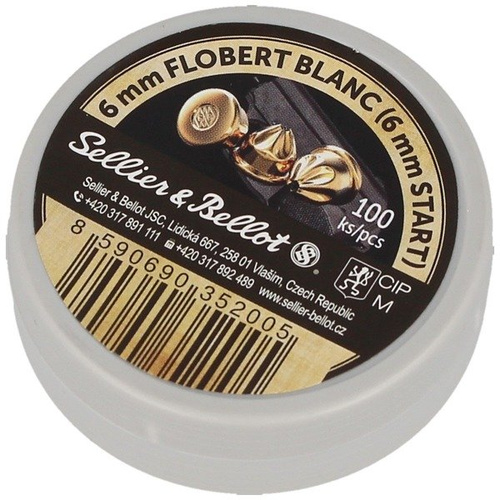 Sellier & Bellot - 6mm Flobert Blanc Ammo - V352007