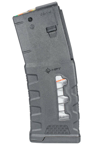 MFT - Polymer Window Magazine Extreme Duty for AR-15 / M4 - 5,56 x 45 mm/.223 - 30 Rounds - Black - EXDPM556-W-BL