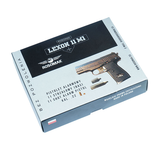 Rosomak - Starter Pistol Mod. LEXON 11 M1 - 11-shot - 6 mm Long / 6 mm Short - Black