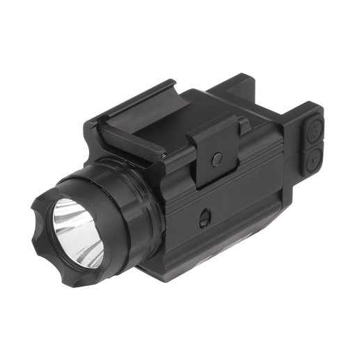 VipeRay - Tactical Flashlight with Laser for Pistols Doublecross Compact - Combo - Black - SCRL-05