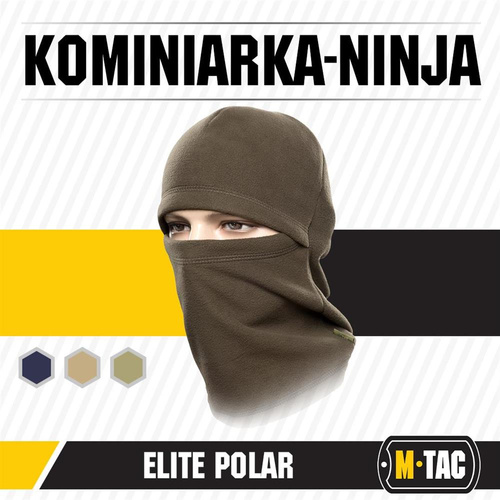 M-Tac - Ninja Elite Balaclava - Fleece - Dark Olive - 40402048