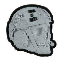 M-Tac - Patch War is Hell 3D PVC - Morale Patch - Gray - 51328011