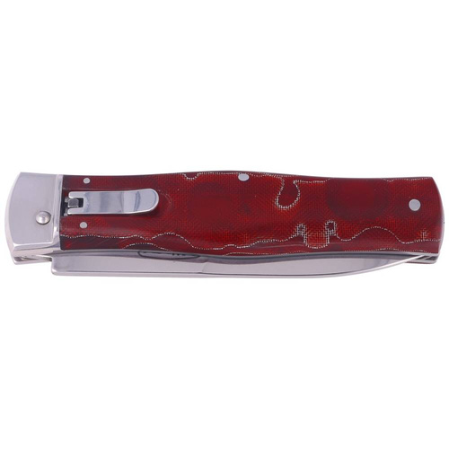 Mikov - Switchblade Predator - Raffir - Lever Lock - N690 - Red - 241-BRa-1/KP Red