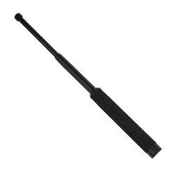 GS - Telescopic Baton with Foam Grip - 16'' - Medium-Carbon Steel - Black - TK-0111-16F