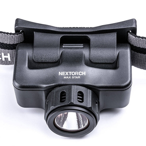 NEXTorch - Max Star LED Rechargeable Headlamp - 1200 lm - Black - MAX STAR