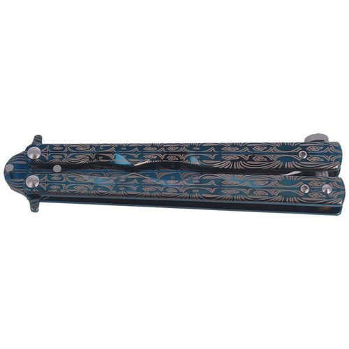 Martinez Albainox - Butterfly Knife Rainblue Orient - 02140