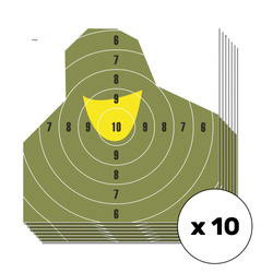 Shooting target NT 23P Soldier Bust - 500 x 500 mm - 10 pcs - T07012 