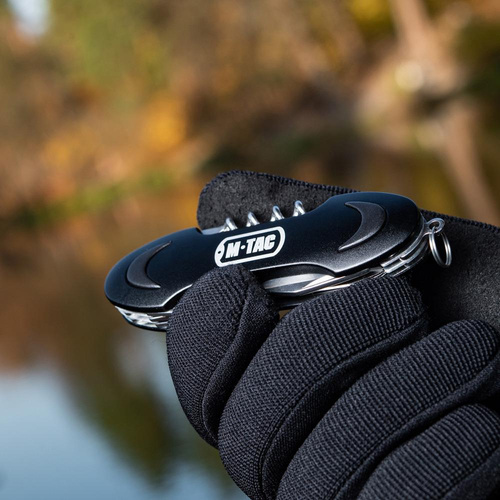 M-Tac - Pocket Knife - Steel / Black - 60017002