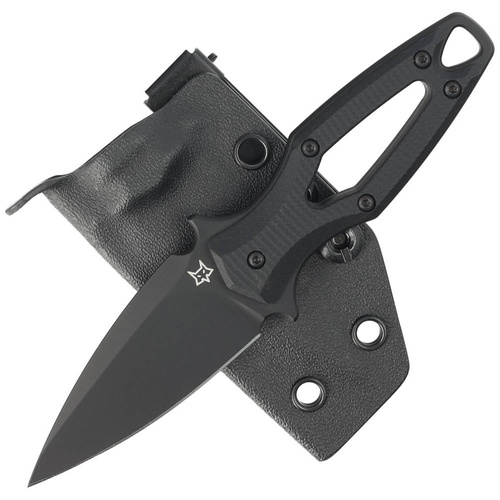 FOX - Aka Tactical Knife - Spear Point - Elmax - Black - FX-553 B