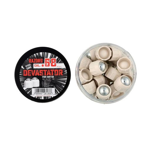 RazorGun - Metal Bullets Steel Core Devastator kal. .68 - 40 pcs - 337-134