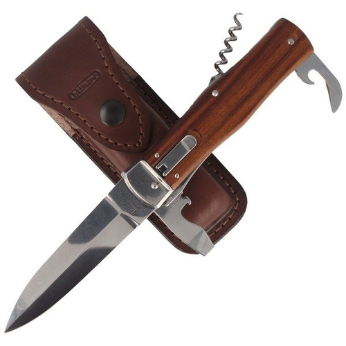 Mikov - Automatic spring knife Predator Wood with 4 blades - 241-ND-4/KP