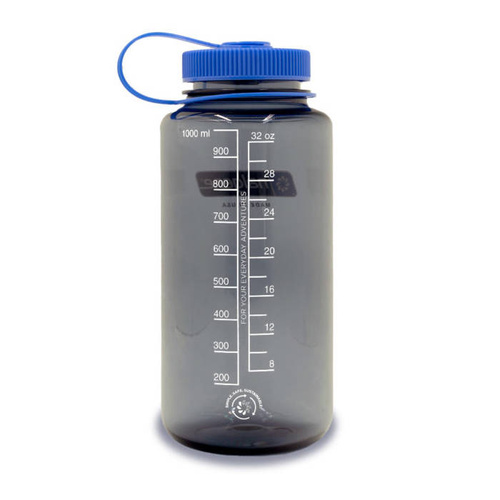 Nalgene - 32 oz Wide Mouth Sustain Bottle - 63 mm Cap - 1.1L - Gray - 2020-1532