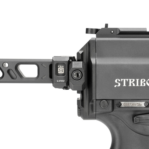 Strike Industries - Adapter Rear Plate Picatinny for Stribog SP-9 Strike - Black - SI-SP9-PSA-BK