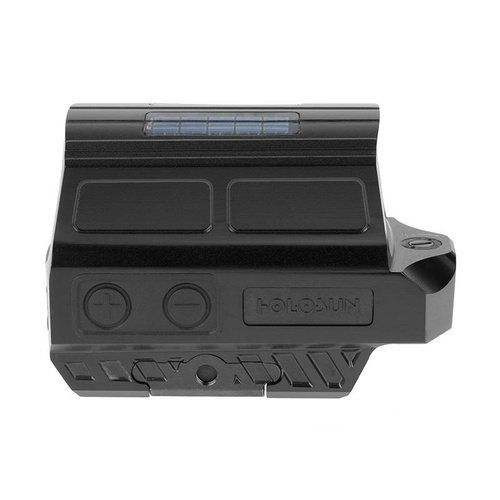 Holosun - HE512C-GD Gold Dot Switchable Multi Reticle Enclosed Reflex Sight - Solar Panel