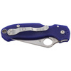 Spyderco - Para™ 3 G-10 Dark Blue CPM S110V Folding Knife - C223GPDBL