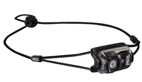 Petzl - BINDI® Ultra-light, rechargeable headlamp - Black - E102AA00