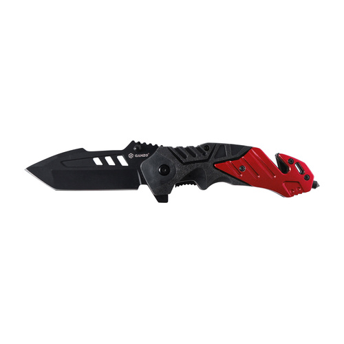 Ganzo - Rescue Knife G629-RD - 8Cr14MoV - Red - G629-RD