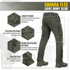 M-Tac - Tactical Pants Sahara Flex Lite - Army Olive - 20064062