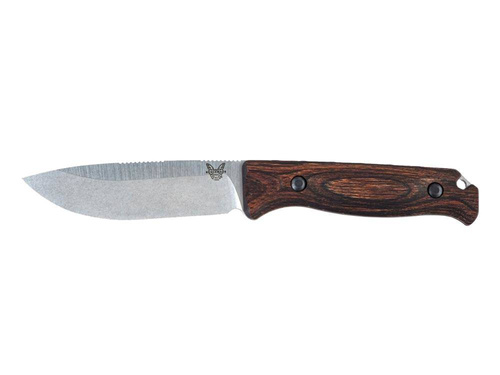 Benchmade - Saddle Mountain Skinner Hunting Knife - CPM-S30V - Drop Point - Leather Sheath - 15002