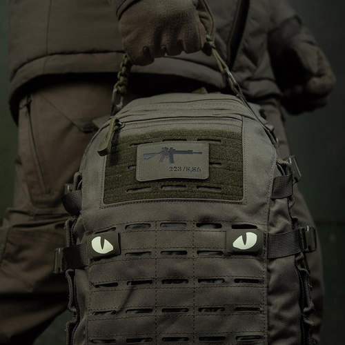 M-Tac - AR-15 223/5.56 Laser Cut Patch - Ranger Green/Black - 51111232