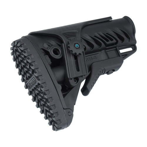 FAB Defense - GLR-16 CP Buttstock for M16/M4/AR15 - Mil-Spec / Commercial - Polymer - Black - FX-GLR16CP