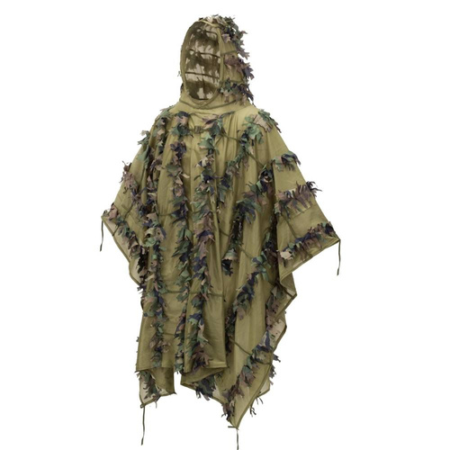 Helikon - Camouflage Leaf Ghillie Poncho® - US Woodland - PO-LFG-PO-03