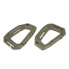 Mil-Tec - Tactical Carabiner MOLLE - Polymer - 2 pieces - OD Green - 15922501