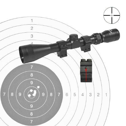 Lensolux - Rifle Scope 3-9x40, R4 reticle - 19351