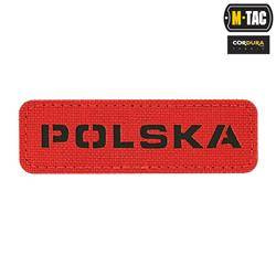 M-Tac - Patch Poland 25х80 - Laser Cut - Red / Black - 51004133