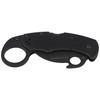 Spyderco - Karahawk™ G-10 All Black Plain Edge Knife - C170GBBKP