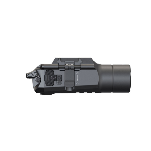 Fenix - GL19R V2.0 Tactical Pistol Flashlight - 1200 lm - Picatinny/Glock - Black - GL19R V2.0