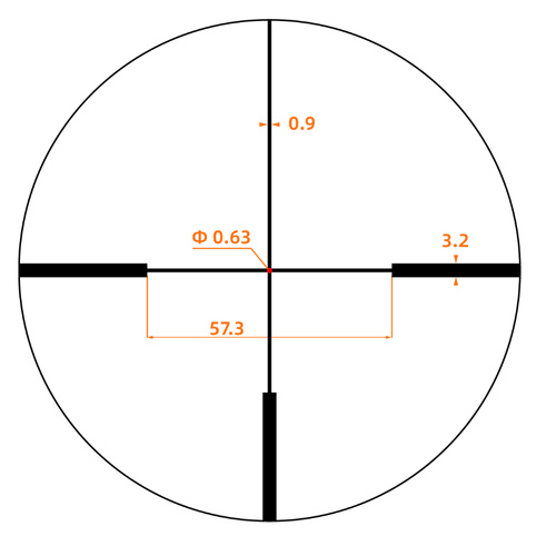 Vector Optics - Rifle Scope Continental x6 2.5-15x56i - G4 Fiber - Black - SCOM-47