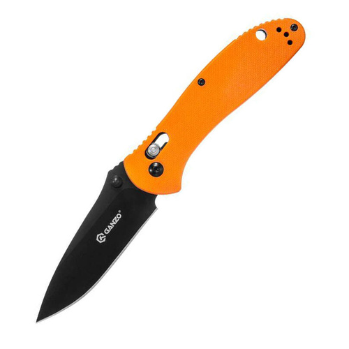 Ganzo - Folding Knife - 440C - Orange - G7393-OR
