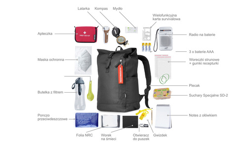 SpecShop.pl - Evacuation Backpack with Equipment - Basic