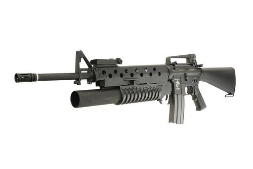 Specna Arms - SA-G02 ONE™ Carbine replica with M203 Grenade Launcher - Black