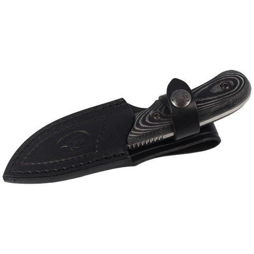Muela - Knife Skinner Full Tang Black Micarta 75 mm - IBEX-8M