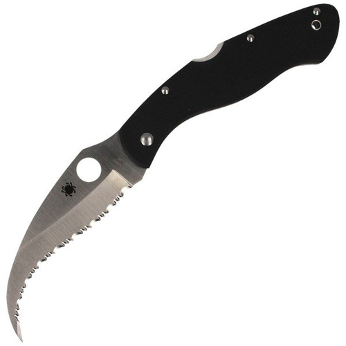 Spyderco - Civilian™ G-10 Black Knife - C12GS