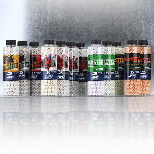 Blaster Devil - Airsoft BB - 0.25g - 3300 pcs - White - 19411