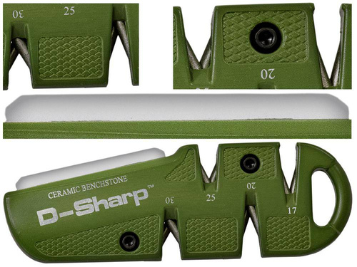 Lansky - Knife Sharpener - 4 Sharpening Angles - Green - D-Sharp