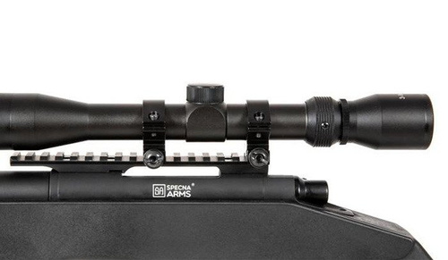 Specna Arms - SA-S02 CORE™ Sniper rifle replica with scope and bipod - Black