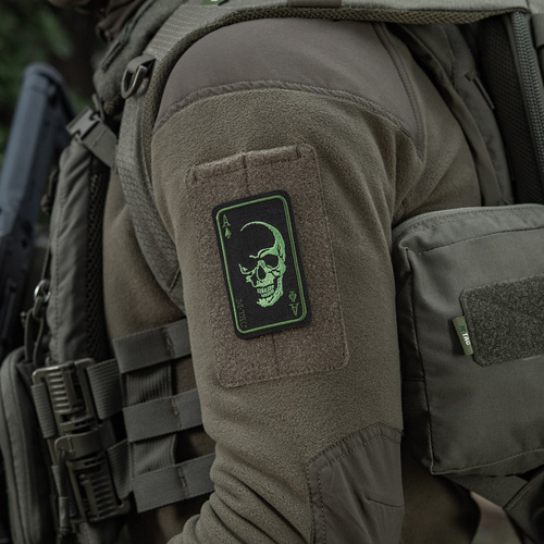 M-Tac - Morale Patch Face of War - Cordura - Black/Green - 51389201