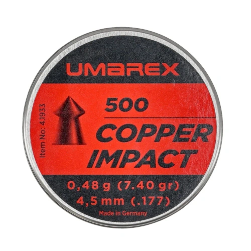 Walther - Airgun pellets Diabolo Walter Copper Impact - 4.5 mm - 500 pcs - 4.1933