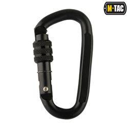 M-Tac - Steel carabiner - 10 cm - Black - HWDSK01