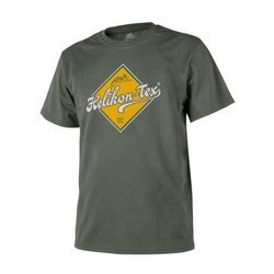 Helikon - Koszulka T-shirt Helikon-Tex Road Sign - Olive Green - TS-HRS-CO-02