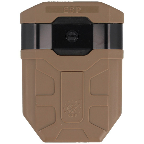 ESP - MOLLE Swivel Plastic Holder for AK Magazine - UBC-02 Mount - Khaki - MH-14-AK KH